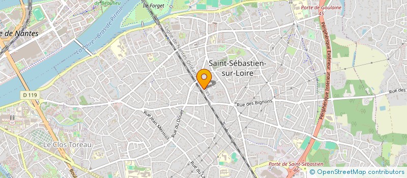 localisation de l'entreprise VALLEA à SAINT-SEBASTIEN-SUR-LOIRE