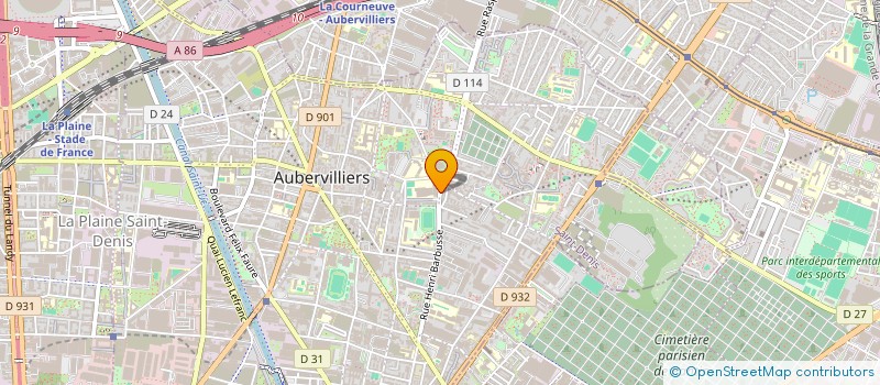 localisation de l'entreprise VALLEE  AUBERVILLIERS