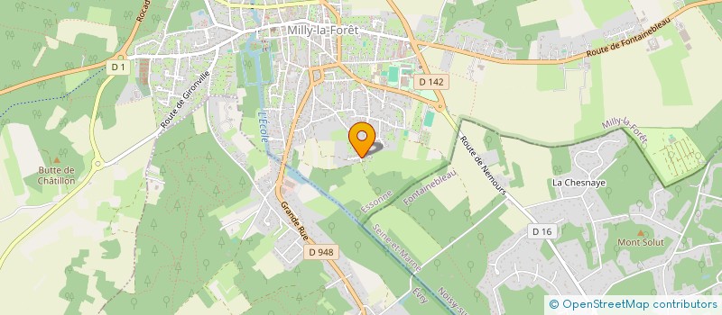 localisation de l'entreprise VALLEE à MILLY-LA-FORET