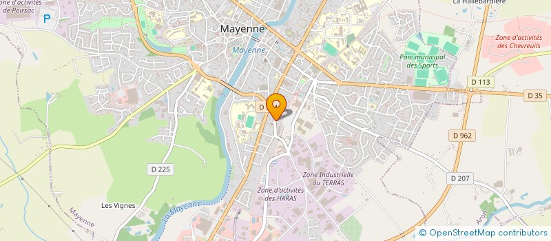 localisation de l'entreprise VALLEE  MAYENNE