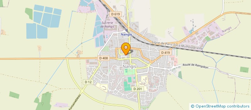 localisation de l'entreprise VALLEE à NANGIS