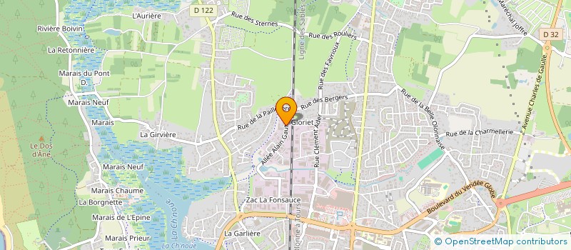 localisation de l'entreprise VALLEE ARCHITECTURE SARL à LES SABLES-D'OLONNE