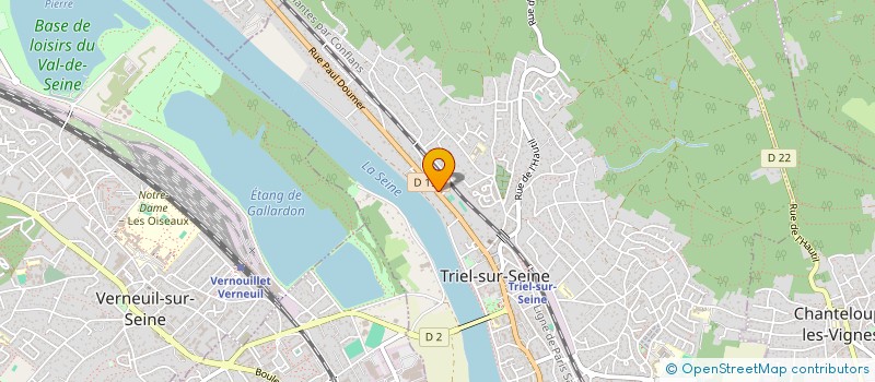 localisation de l'entreprise VALLEE-BRIERE  TRIEL-SUR-SEINE