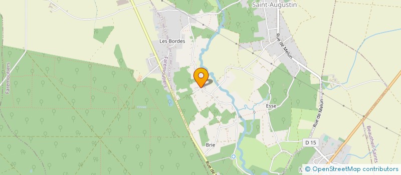 localisation de l'entreprise VALLEE COUVERTURE à SAINT-AUGUSTIN