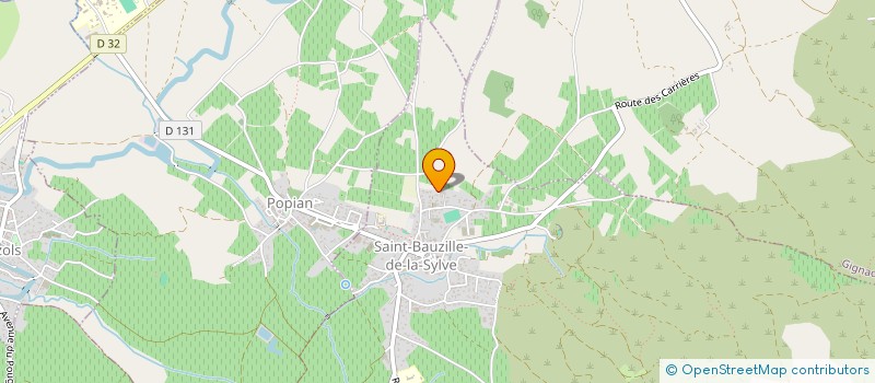 localisation de l'entreprise VALLEE DE L'HERAULT 34  SAINT-BAUZILLE-DE-LA-SYLVE