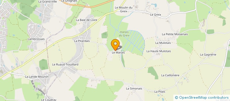 localisation de l'entreprise VALLEE DE L'INDRE  CORSEPT