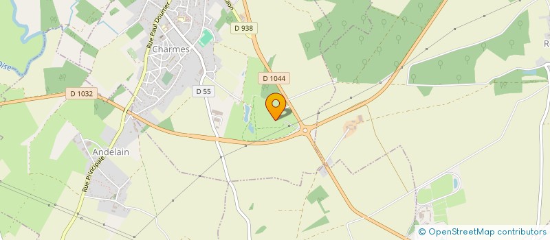 localisation de l'entreprise VALLEE DE L'OISE RESSOURCES NUMERIQUES  CHARMES