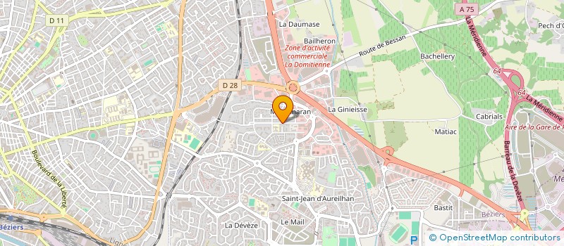 localisation de l'entreprise VALLEE DE L'ORB  BEZIERS