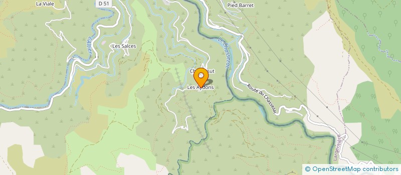 localisation de l'entreprise VALLEE DE LA BORNE  PREVENCHERES