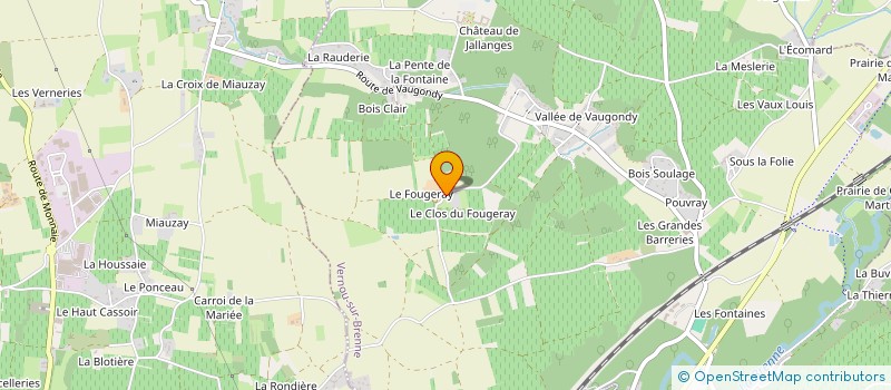 localisation de l'entreprise VALLEE DE LA BRENNE à VERNOU-SUR-BRENNE