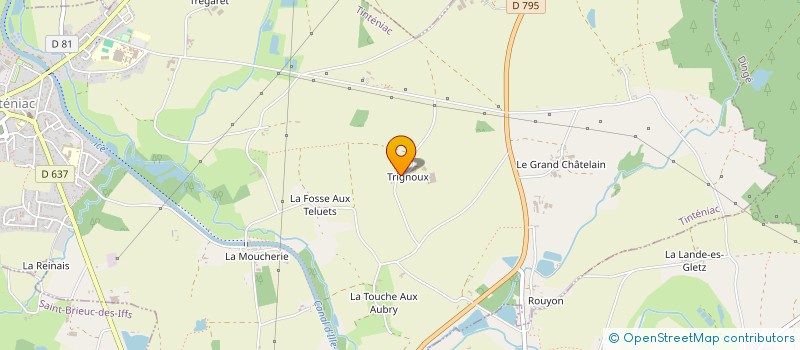 localisation de l'entreprise VALLEE DE LA RANCE  TINTENIAC