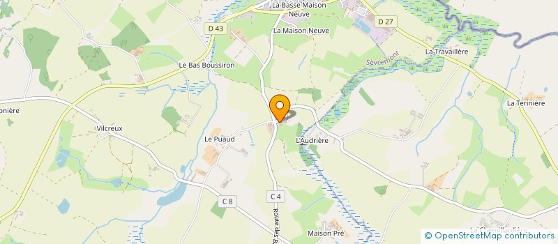 localisation de l'entreprise VALLEE DE LA SEVRE à SEVREMONT