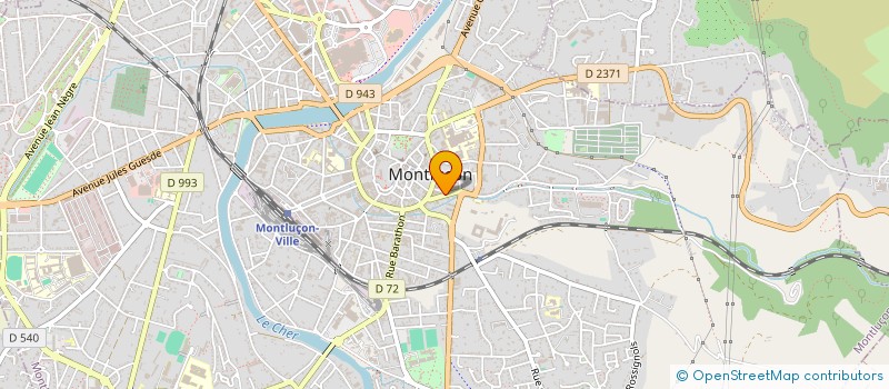 localisation de l'entreprise VALLEE DE MONTLUCON GYMNASTIQUE à MONTLUCON