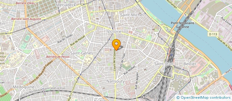 localisation de l'entreprise VALLEE DEBORD ET COMPAGNIE SNC à BORDEAUX