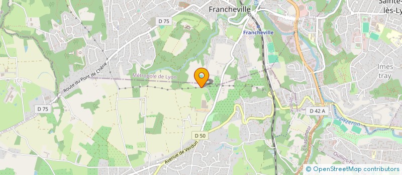 localisation de l'entreprise VALLEE DES VIGNOBLES  CHAPONOST