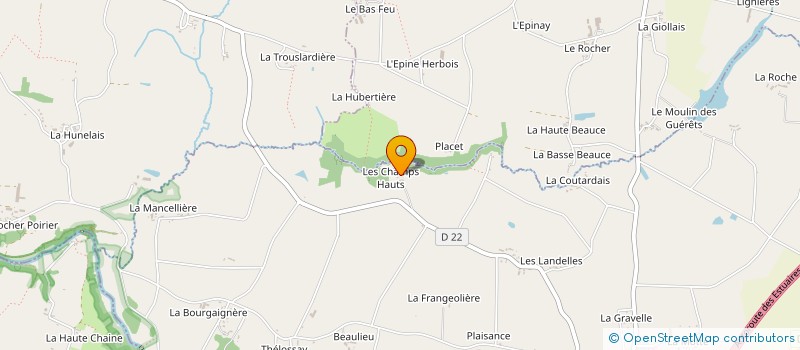 localisation de l'entreprise VALLEE DU NANCON  RIVES-DU-COUESNON