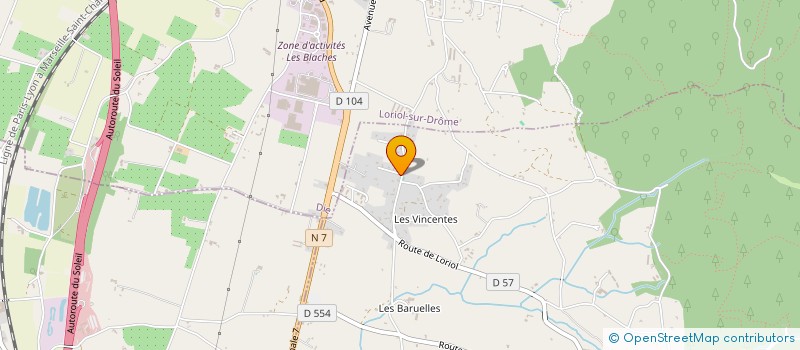 localisation de l'entreprise VALLEE DU RHONE POMPAGE à CLIOUSCLAT
