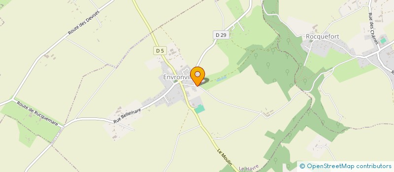 localisation de l'entreprise VALLEE ELECTRICITE ET SECURITE ELECTRONIQUE  ENVRONVILLE