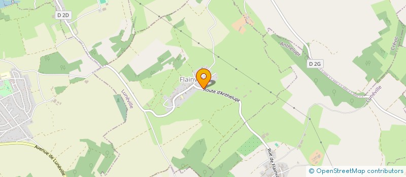 localisation de l'entreprise VALLEE FLEURY  FLAINVAL