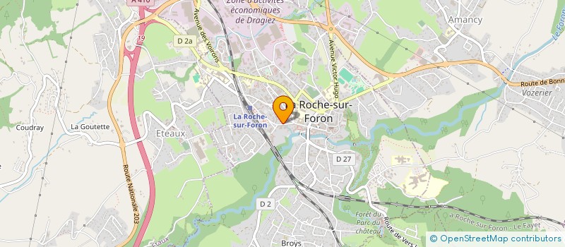 localisation de l'entreprise VALLEE IMMOBILIER  LA ROCHE-SUR-FORON