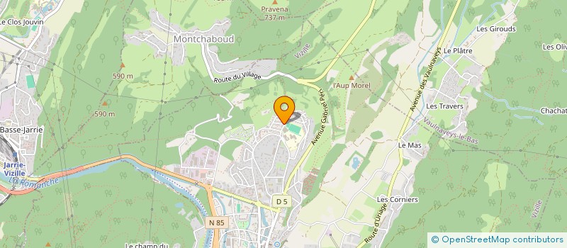 localisation de l'entreprise VALLEE INVEST  VIZILLE