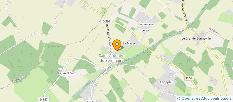 localisation de l'entreprise VALLEE INVESTISSEMENTS  SAINT-ANTONIN-DE-SOMMAIRE