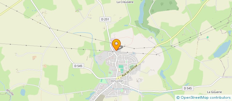 localisation de l'entreprise VALLEE JEAN FRANCOIS  AHUILLE