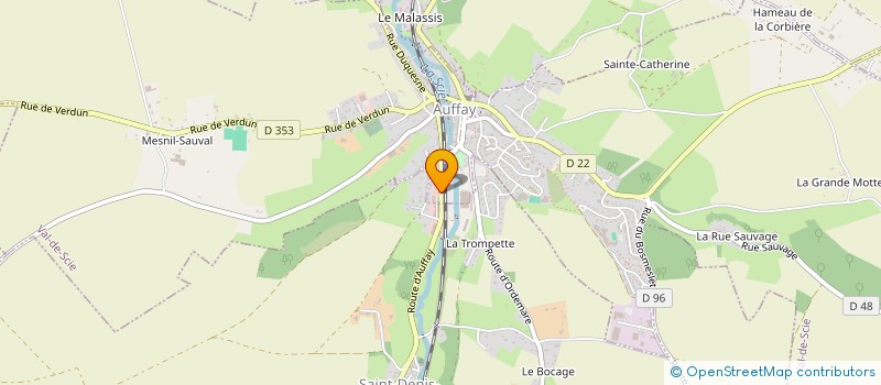 localisation de l'entreprise VALLEE MOTOCULTURE  VAL-DE-SCIE