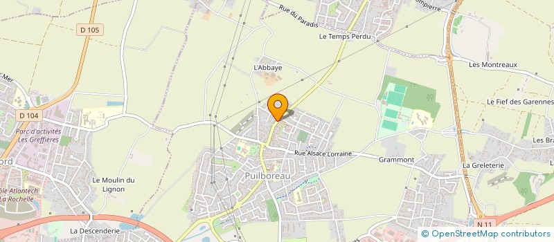 localisation de l'entreprise VALLEE PROXI  SAINT-XANDRE