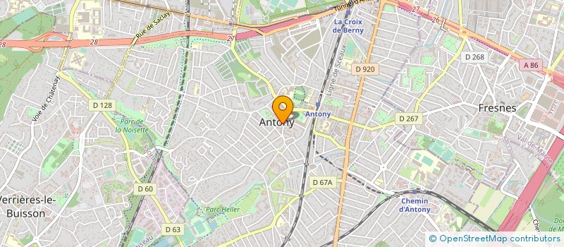 localisation de l'entreprise VALLEE SUD-GRAND PARIS à ANTONY