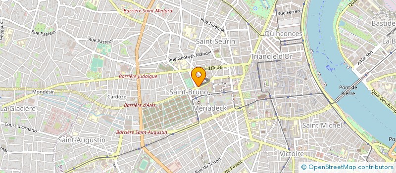 localisation de l'entreprise VALLEE VERTE DIFFUSION à BORDEAUX