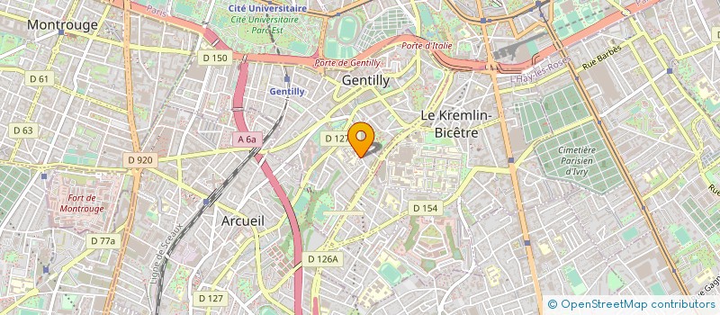 localisation de l'entreprise VALLEE Z ARTS  GENTILLY