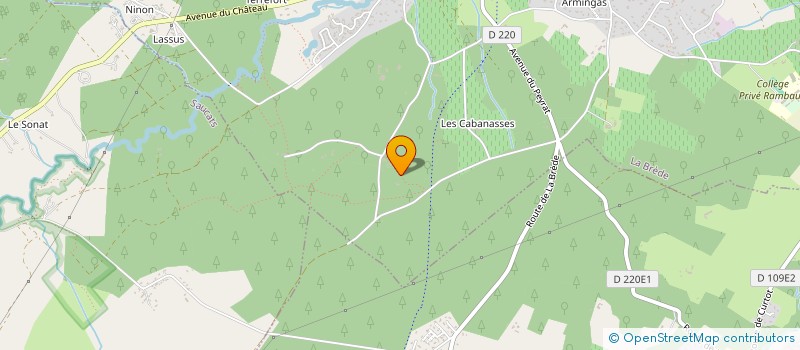 localisation de l'entreprise VALLEISE  LA BREDE