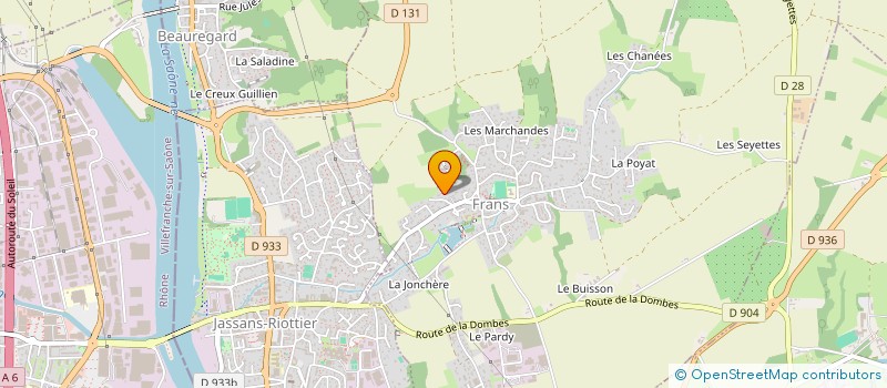 localisation de l'entreprise VALLEJO-GONNET à FRANS