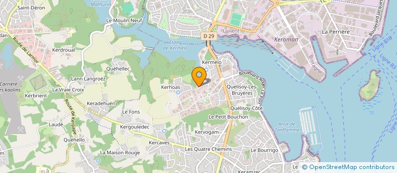 localisation de l'entreprise VALLEN  LARMOR-PLAGE