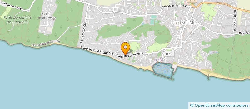 localisation de l'entreprise VALLERIC à JARD-SUR-MER
