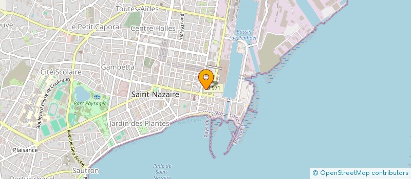 localisation de l'entreprise VALLEROT ET CIE à SAINT-NAZAIRE