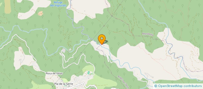 localisation de l'entreprise VALLESPIR BOIS à MONTFERRER