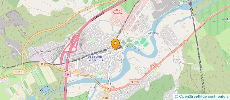 localisation de l'entreprise VALLESPIR SELECTION  LE BOULOU