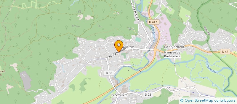 localisation de l'entreprise VALLESTAME  DOUNOUX