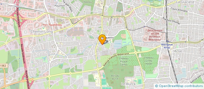 localisation de l'entreprise VALLET  MERIGNAC