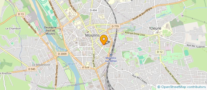 localisation de l'entreprise VALLET AUTO EQUIPEMENTS à MOULINS