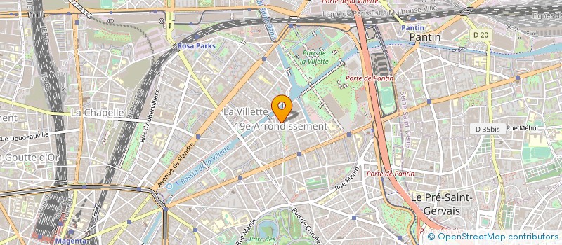 localisation de l'entreprise VALLET DE MARTINIS  PARIS