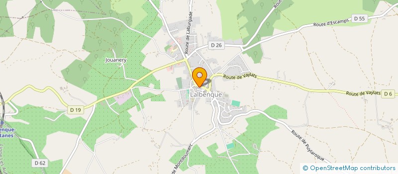 localisation de l'entreprise VALLET MARNET  LALBENQUE