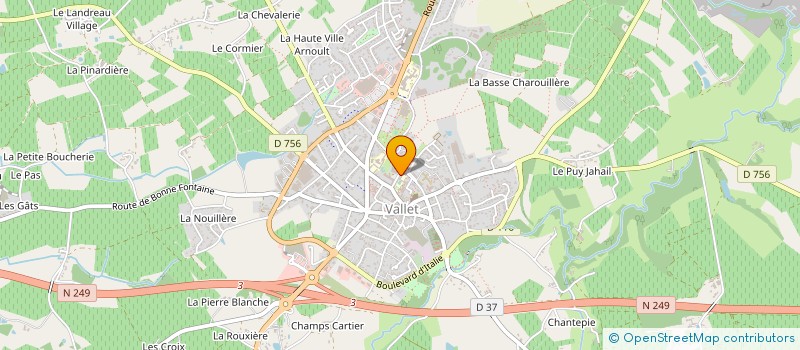 localisation de l'entreprise VALLET MEMOIRES  VALLET