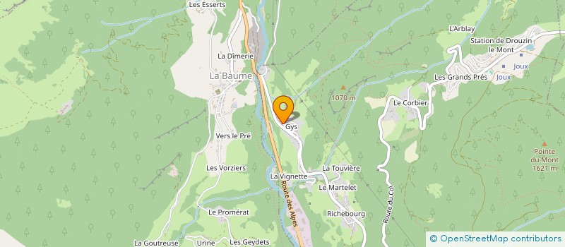 localisation de l'entreprise VALLEY D'AULPS CREATIVE  LE BIOT