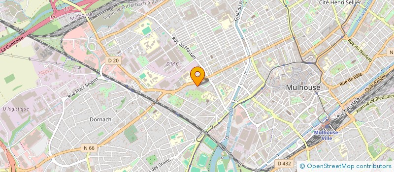 localisation de l'entreprise VALLI  MULHOUSE