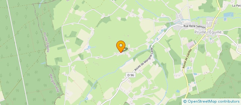 localisation de l'entreprise VALLIENNE CHEVREUX  PRUILLE-L'EGUILLE