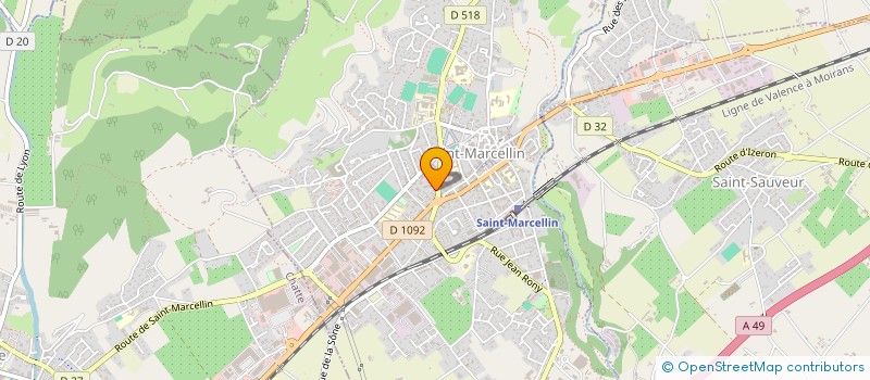 localisation de l'entreprise VALLIER CONDUITE  SAINT-MARCELLIN