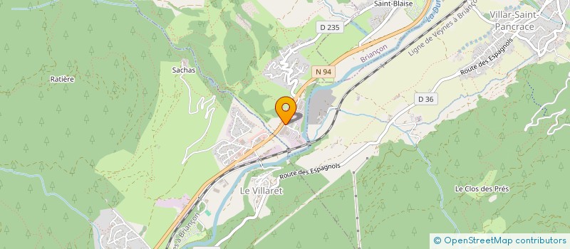 localisation de l'entreprise VALLIERE CONSTRUCTION  PUY-SAINT-ANDRE